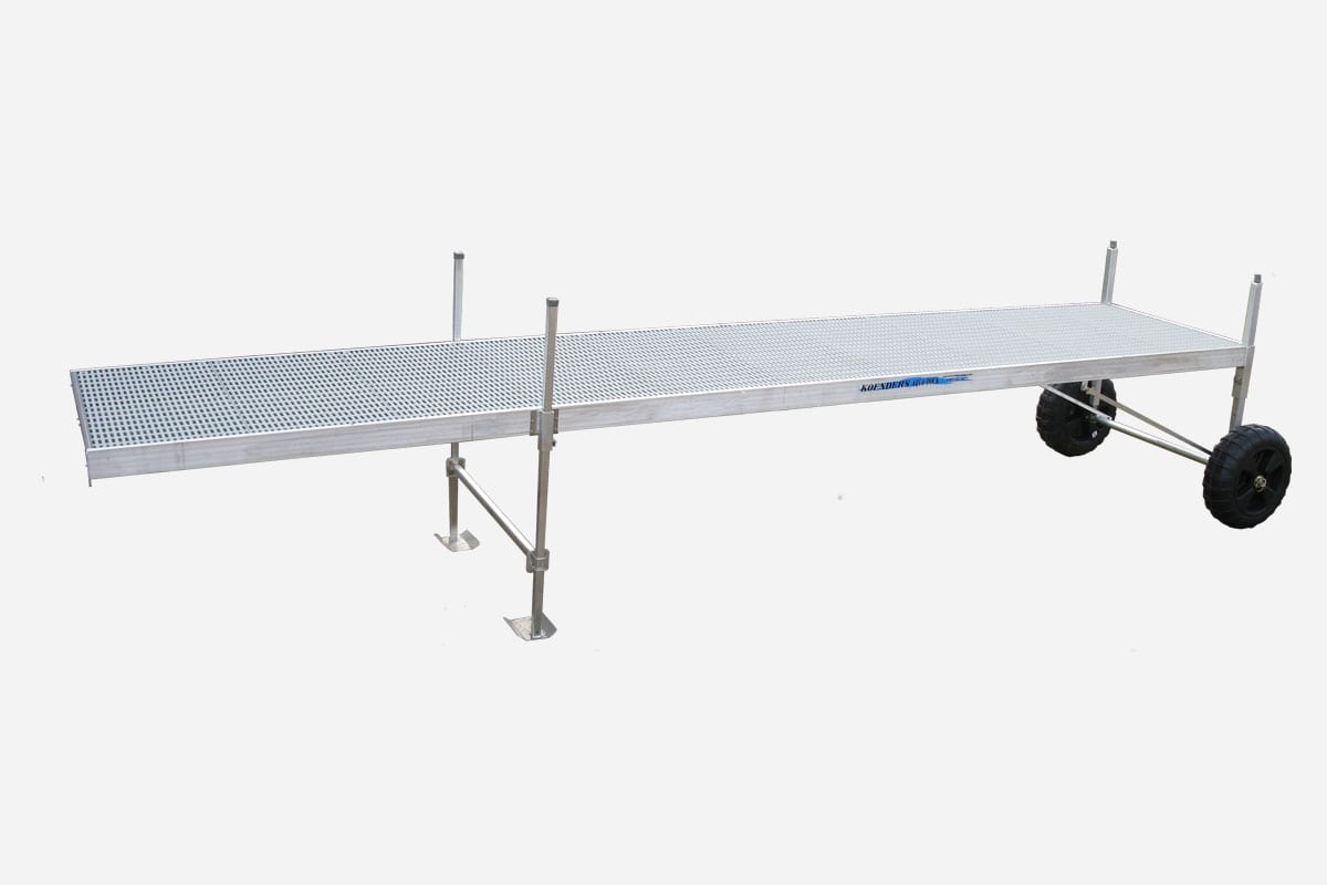 4′ x 20′ Roll in Aqua-Dock – 2-Wheel