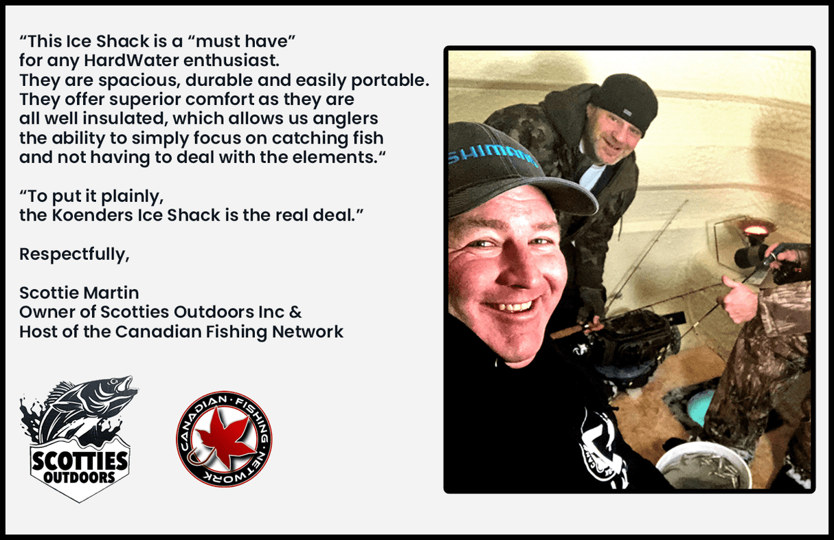 Plastic Ice Fishing Shack