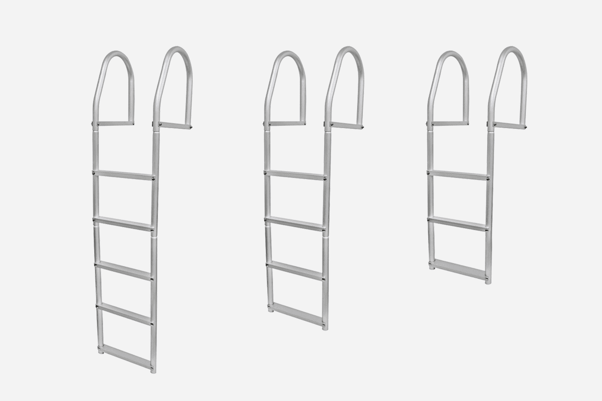Aluminum Fixed Dock Ladders