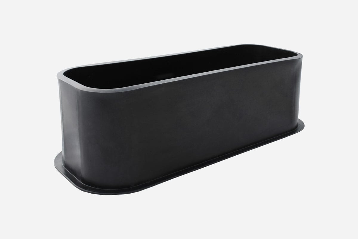 110 gal Recycled Plastic Water Trough 4’x2’