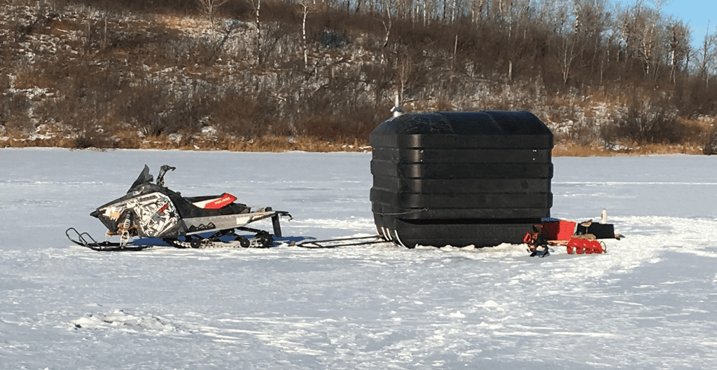 Plastic Ice Fishing Shack